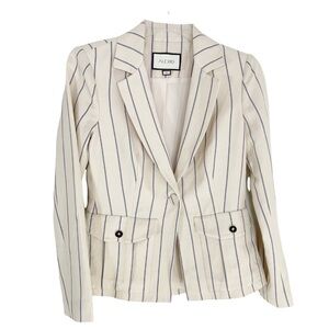 ALEXIS Enos Striped cream blazer jacket NWT